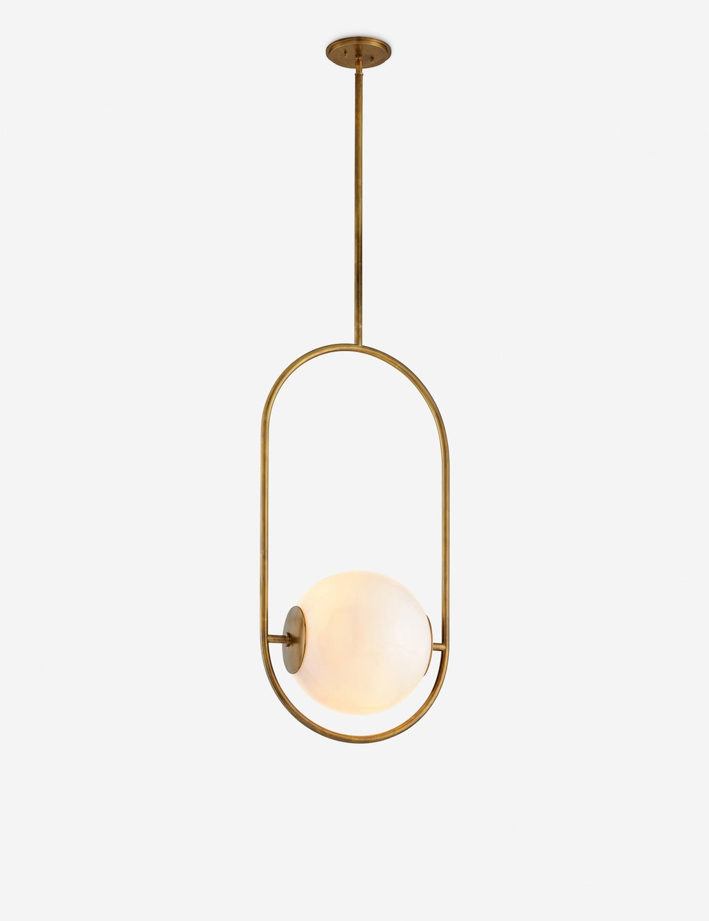 Suspension vintage Kirkland en laiton