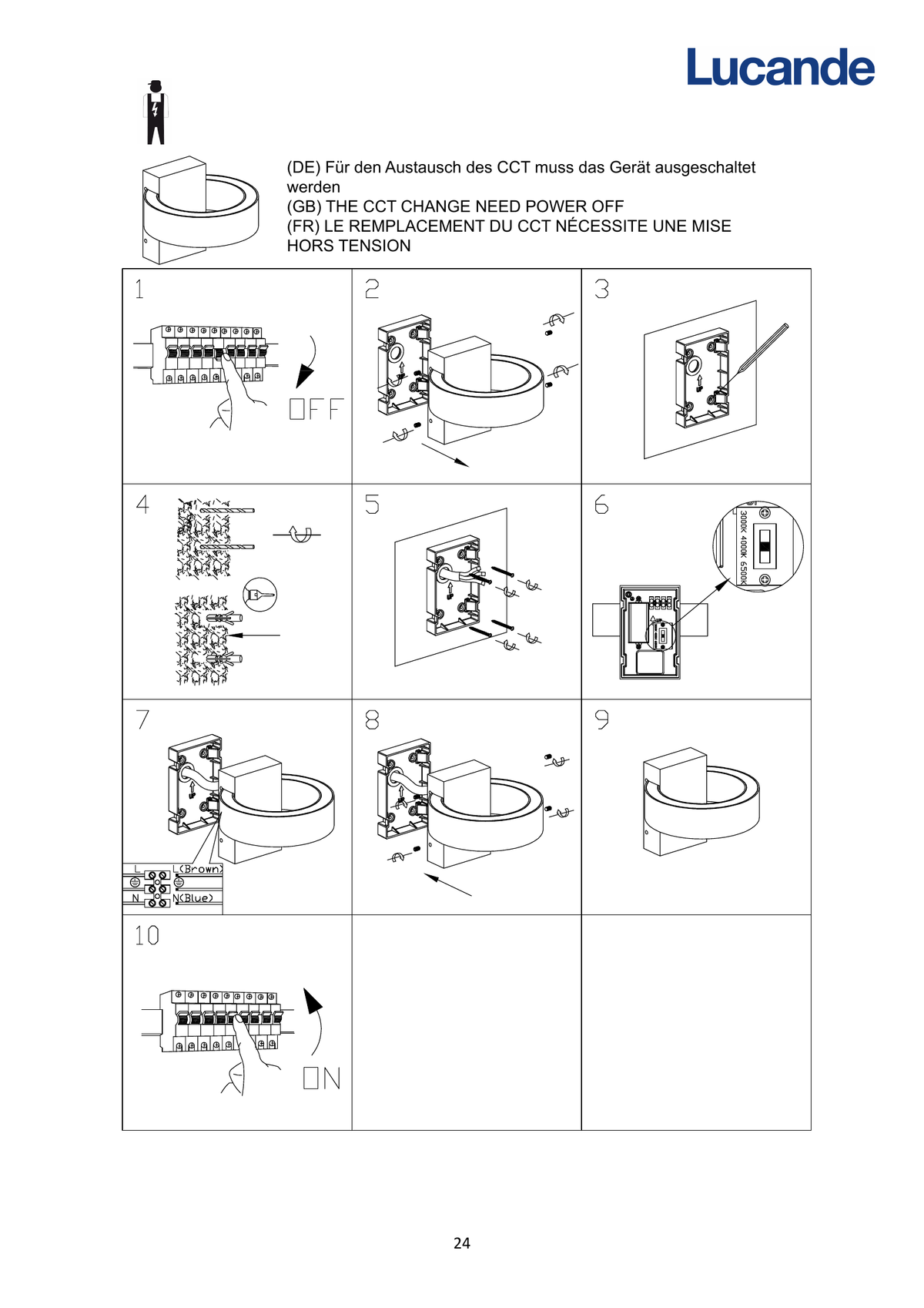 Page 1 du guide d’installation
