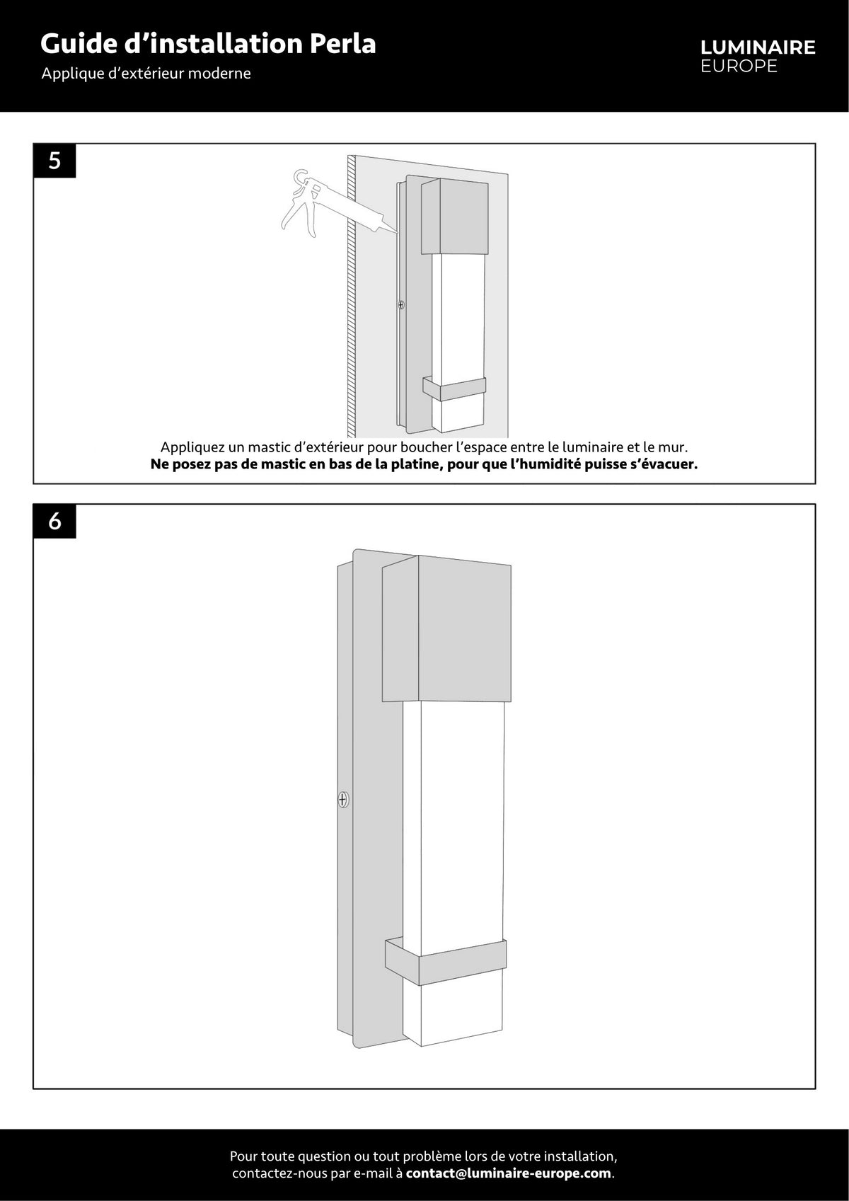 Page 2 du guide d’installation