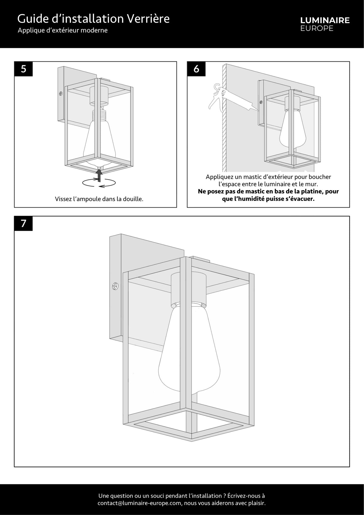 Page 2 du guide d’installation