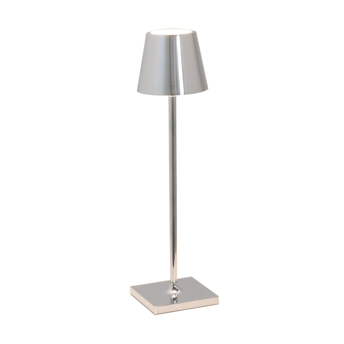 Chromé brillant — Lampe sans fil rechargeable Athos