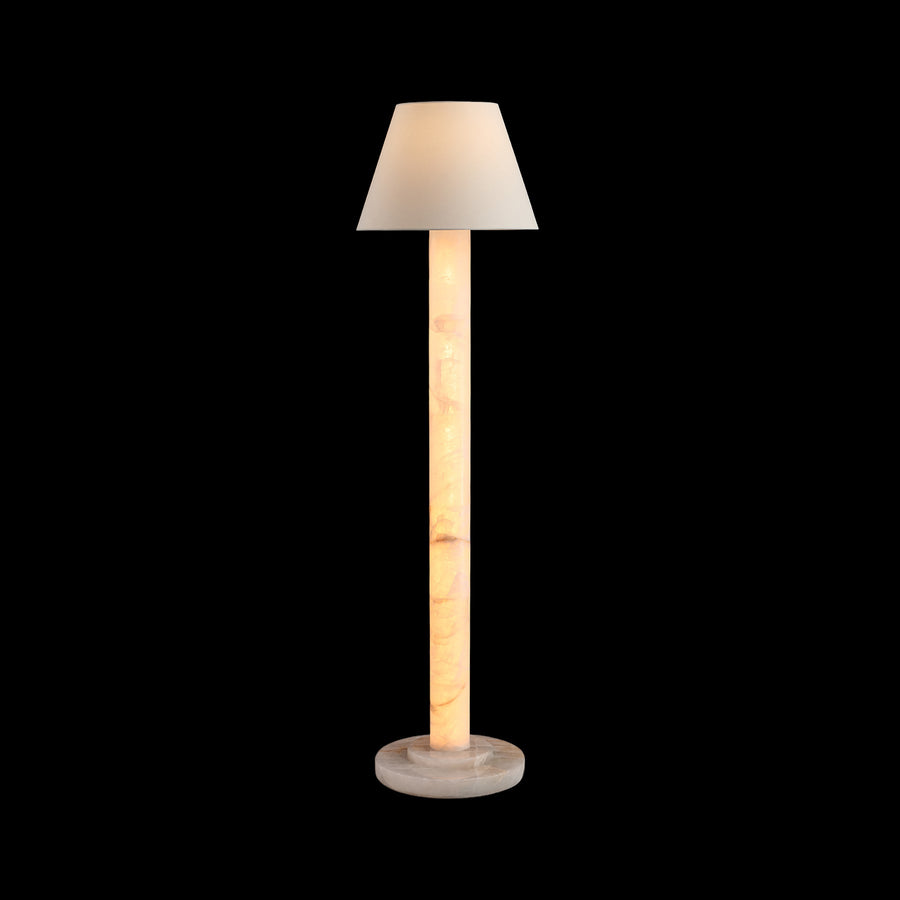 Lilio Column Calcite Floor Lamp