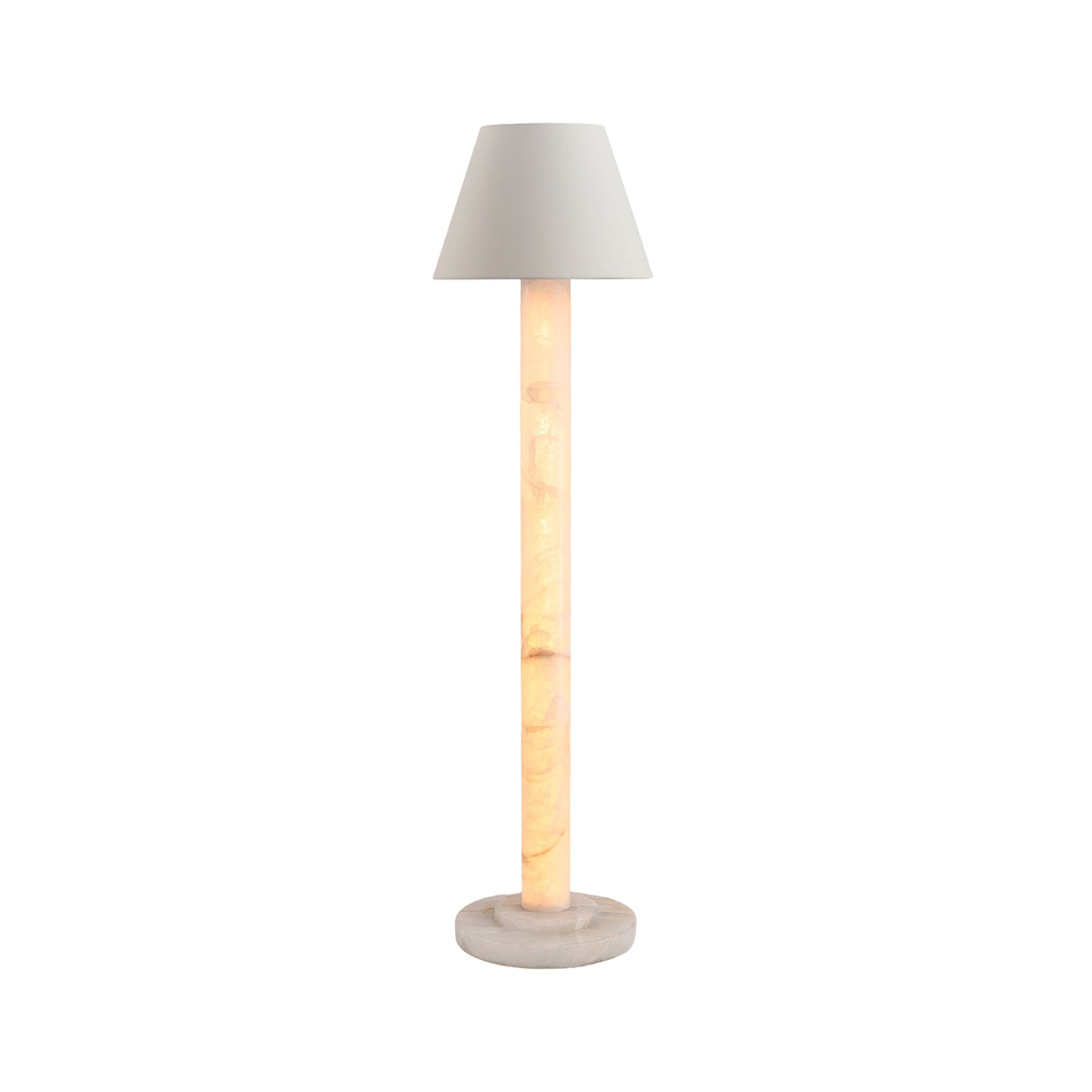 Lilio Column Calcite Floor Lamp