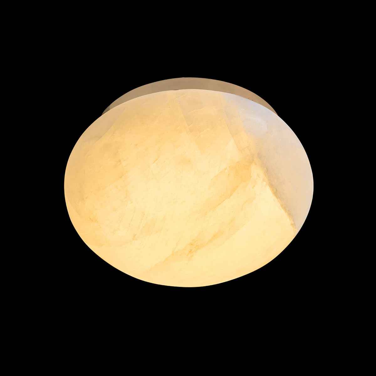 Lilio Dome Calcite Flush Mount