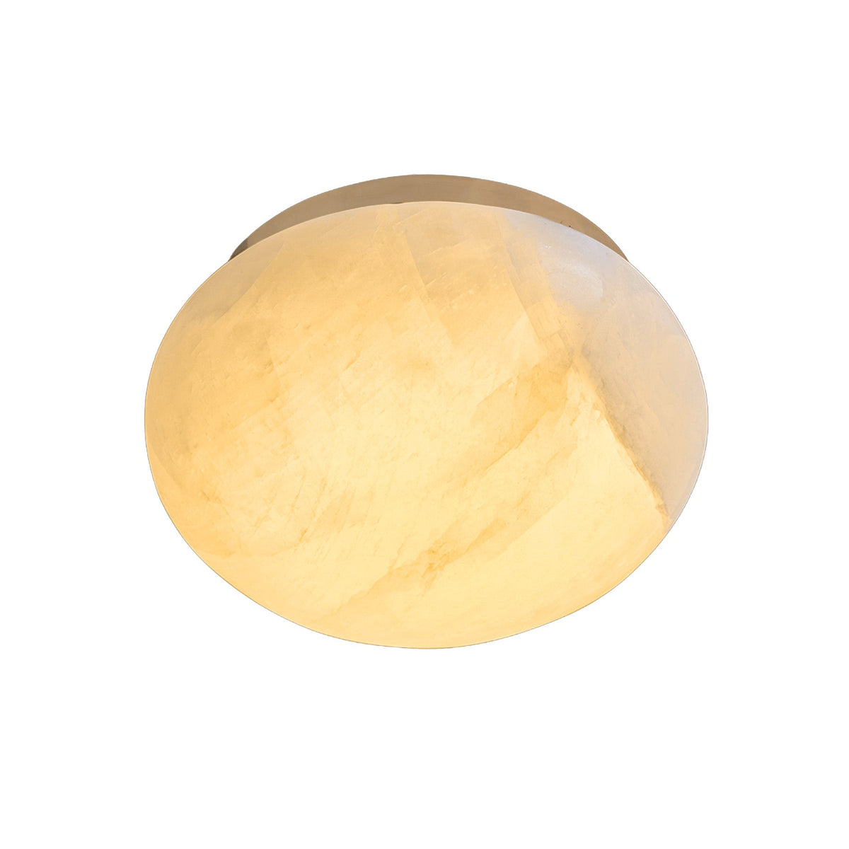 Lilio Dome Calcite Flush Mount