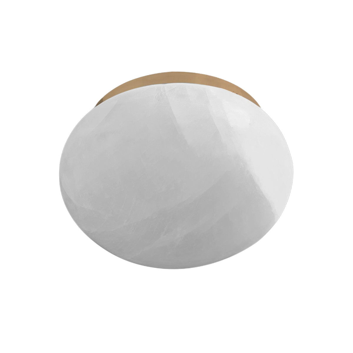 Lilio Dome Calcite Flush Mount