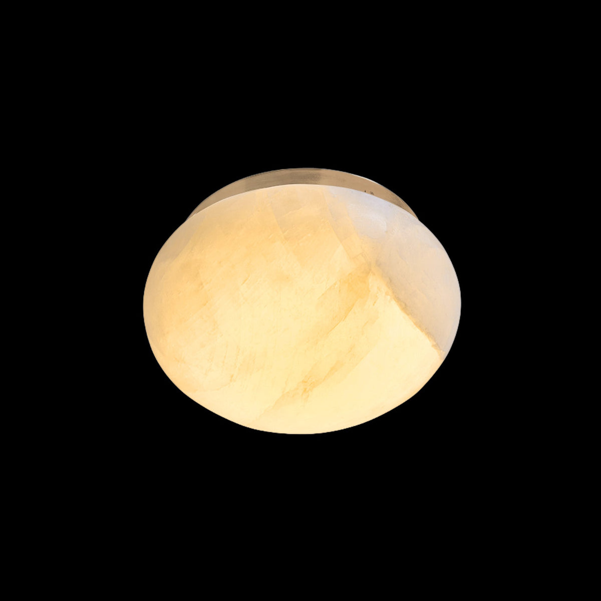 Lilio Dome Calcite Flush Mount