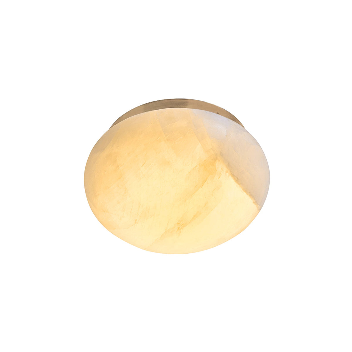 Lilio Dome Calcite Flush Mount