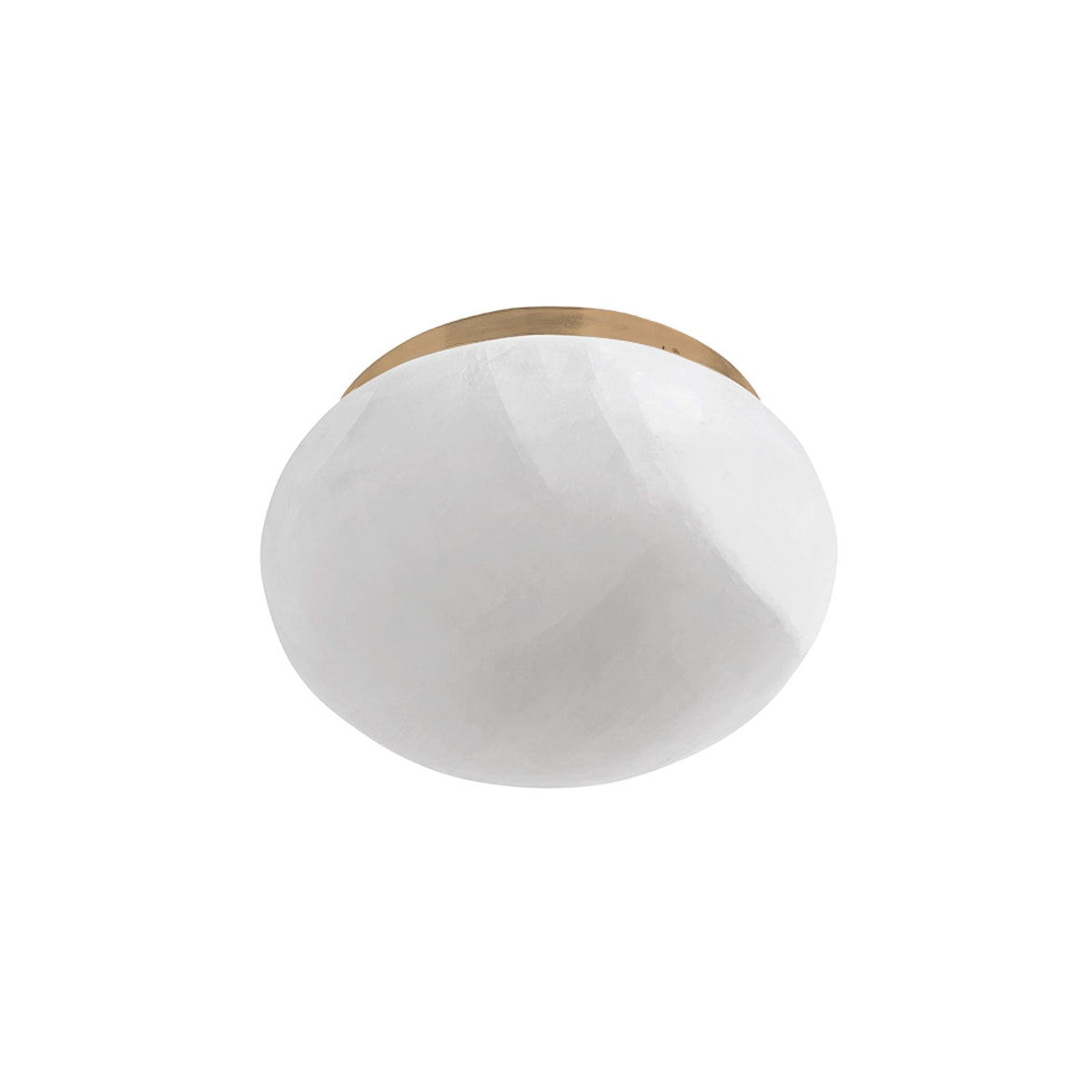 Lilio Dome Calcite Flush Mount