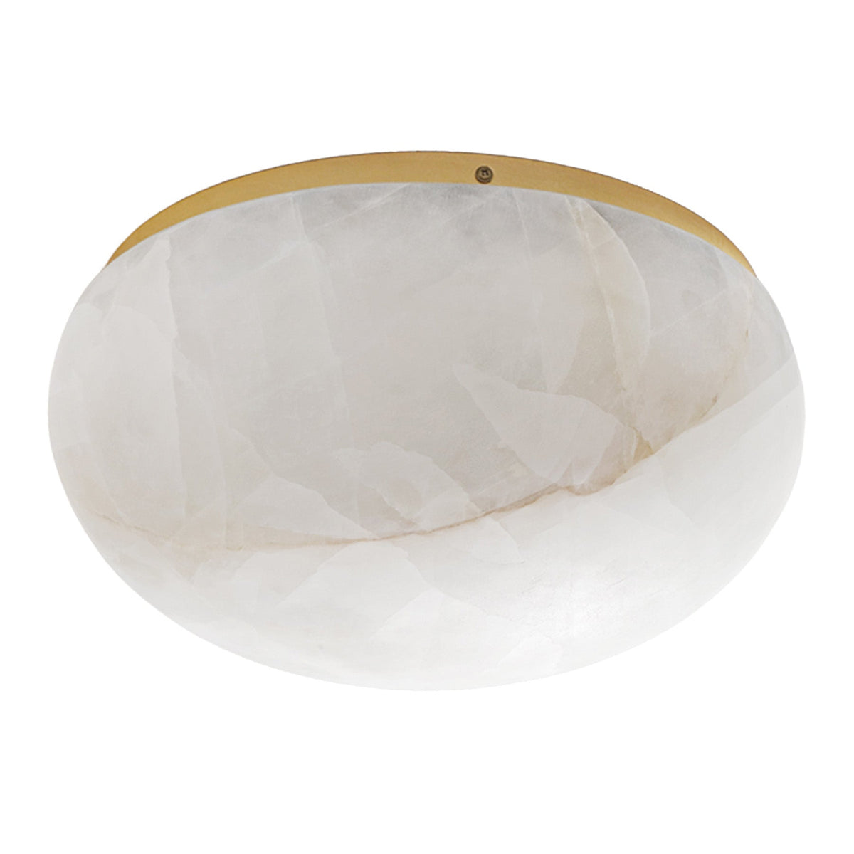 Lilio Dome Calcite Flush Mount