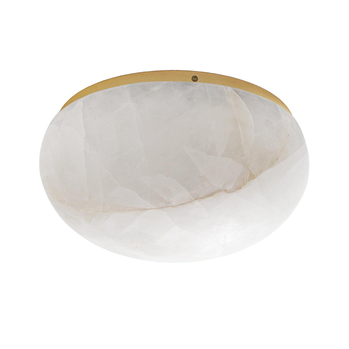 Lilio Dome Calcite Flush Mount