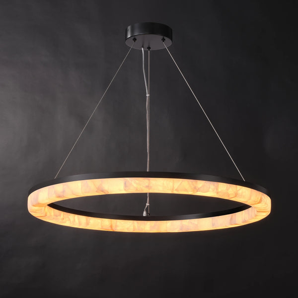 Lilio Ring Calcite Chandelier
