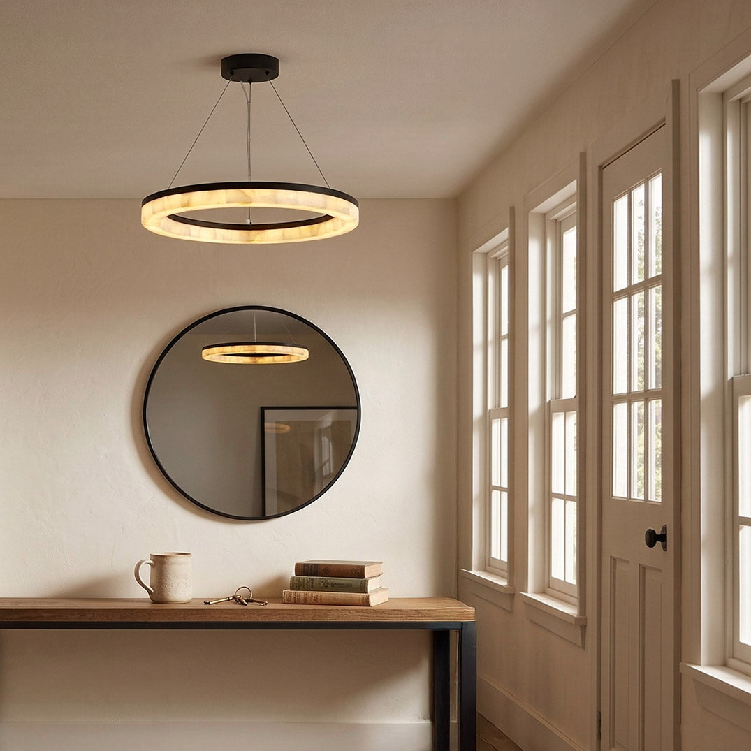 Lilio Ring Calcite Chandelier