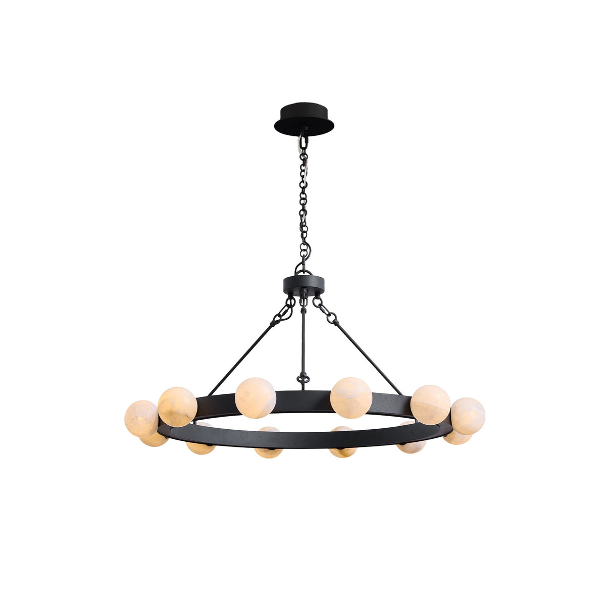 Lodaen Globe Ring Chandelier