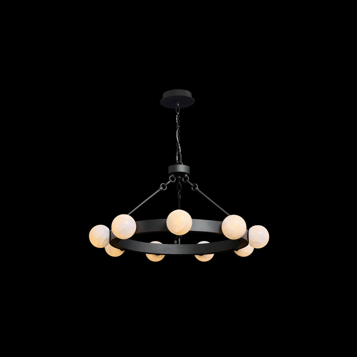 Lodaen Globe Ring Chandelier