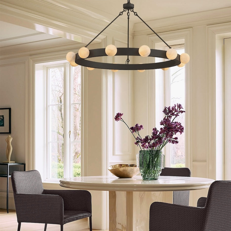 Lodaen Globe Ring Chandelier