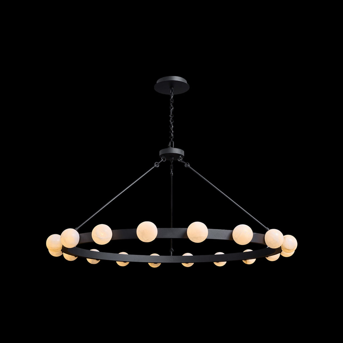 Lodaen Globe Ring Chandelier