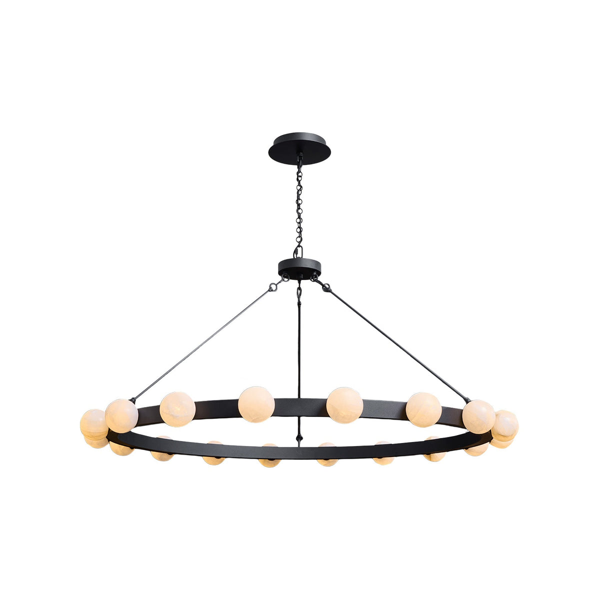 Lodaen Globe Ring Chandelier