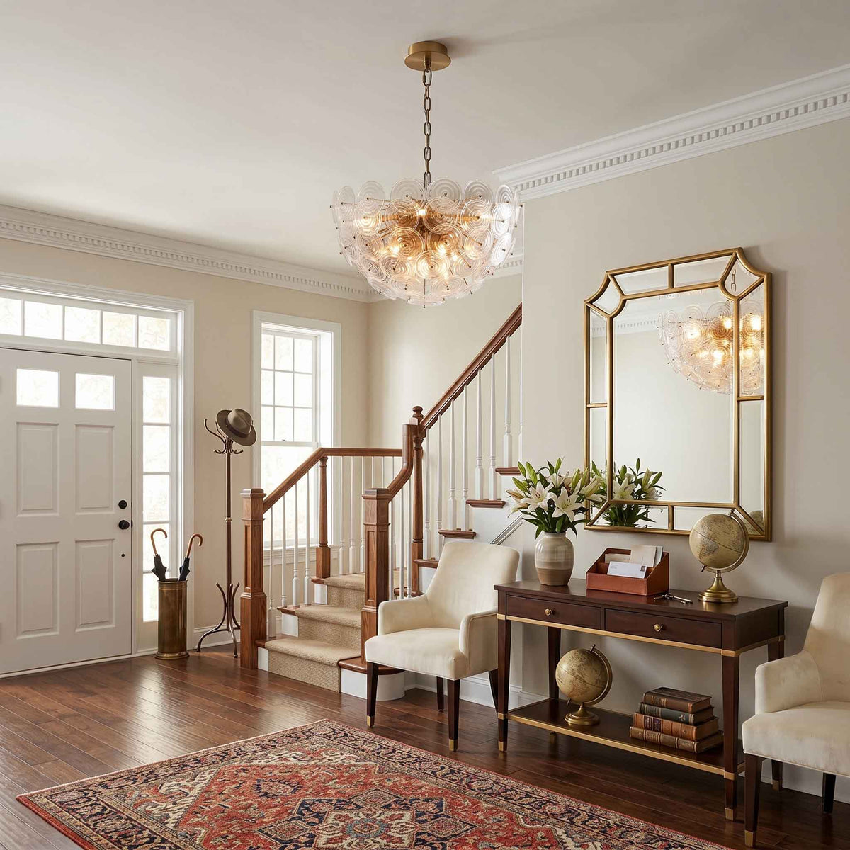 Loliis Bowl Disc Chandelier
