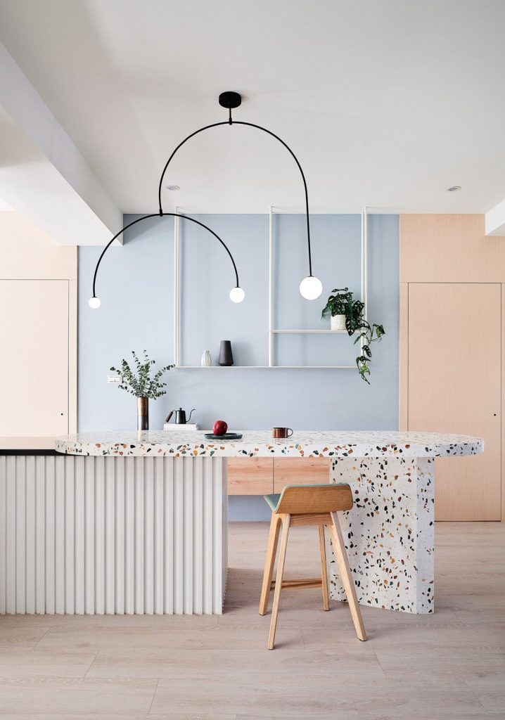 Lustre moderne Todd en Métal, Fer, Acier, Verre Noir