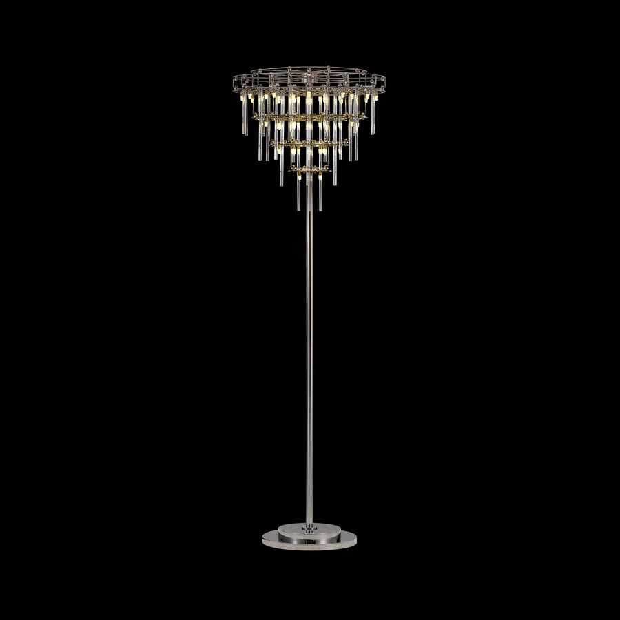 Nolira Tiered Glass Floor Lamp