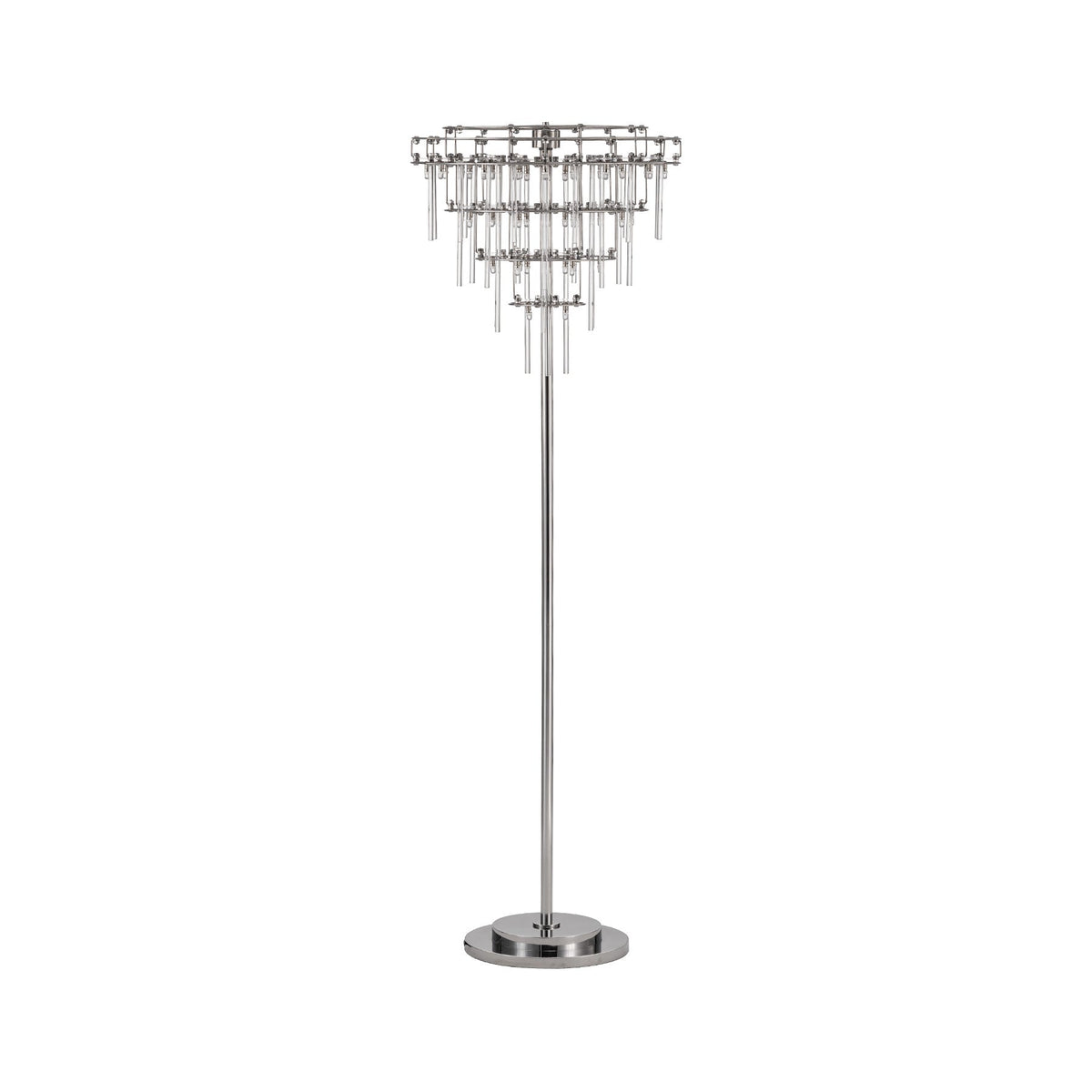 Nolira Tiered Glass Floor Lamp