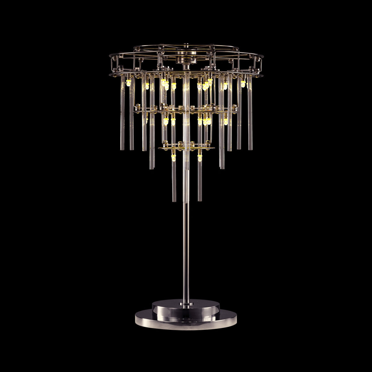 Nolira Tiered Glass Table Lamp