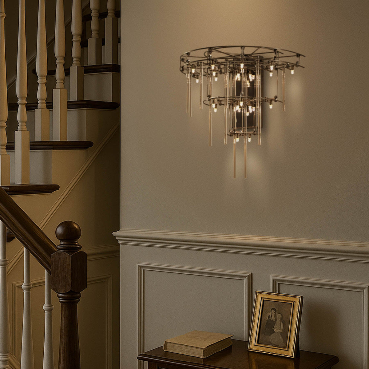 Nolira Tiered Glass Wall Sconce