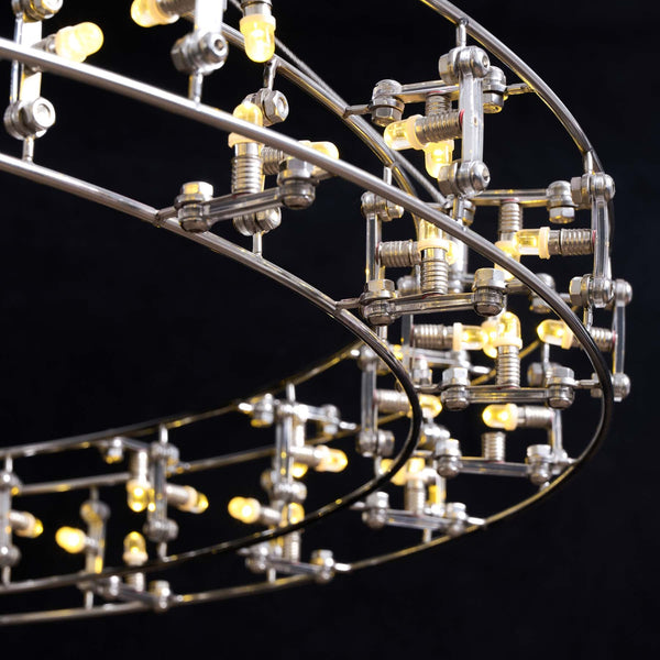 Nomena Orbital Halo Chandelier
