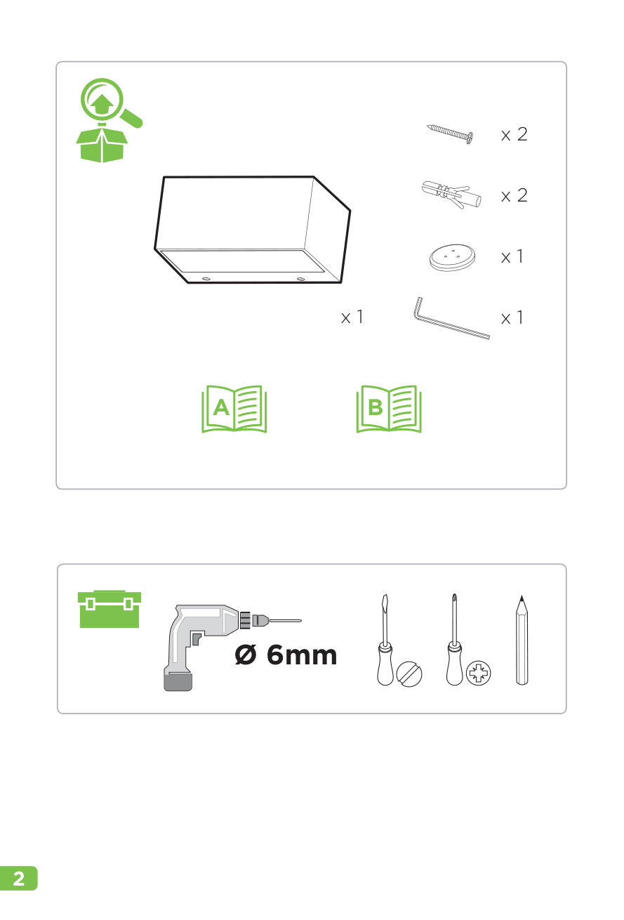Page 1 du guide d’installation
