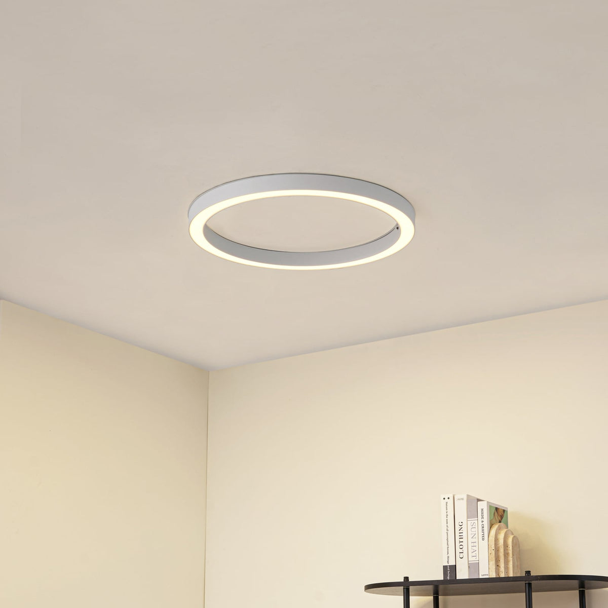 Plafonnier LED blanc — diamètre 60 cm