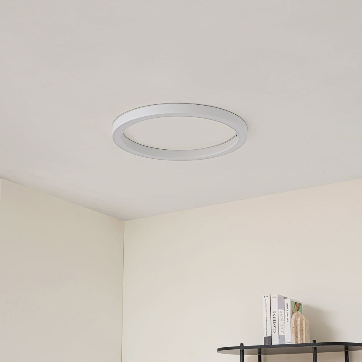 Plafonnier LED blanc — diamètre 60 cm