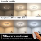 Oréia blanc — intensité et température de couleur réglables