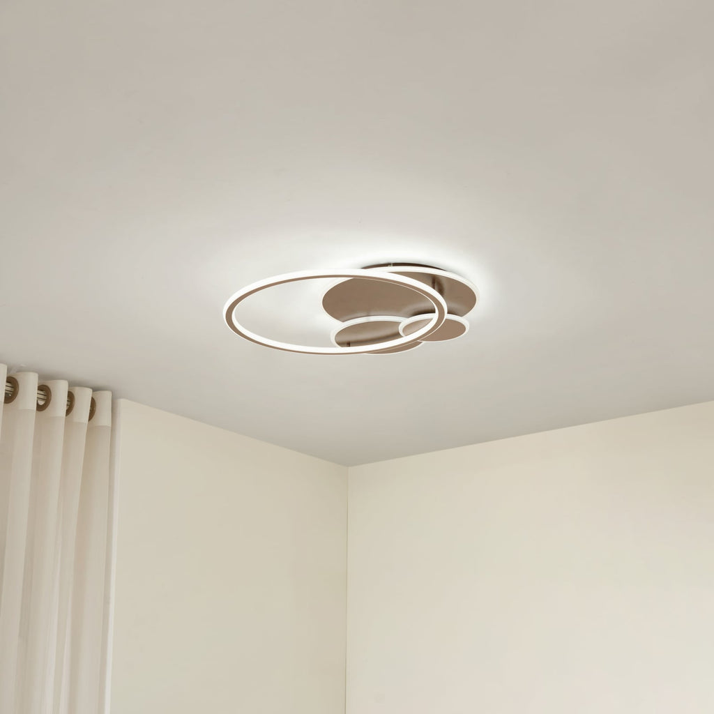 Plafonnier LED Auréa marron café — vue 2