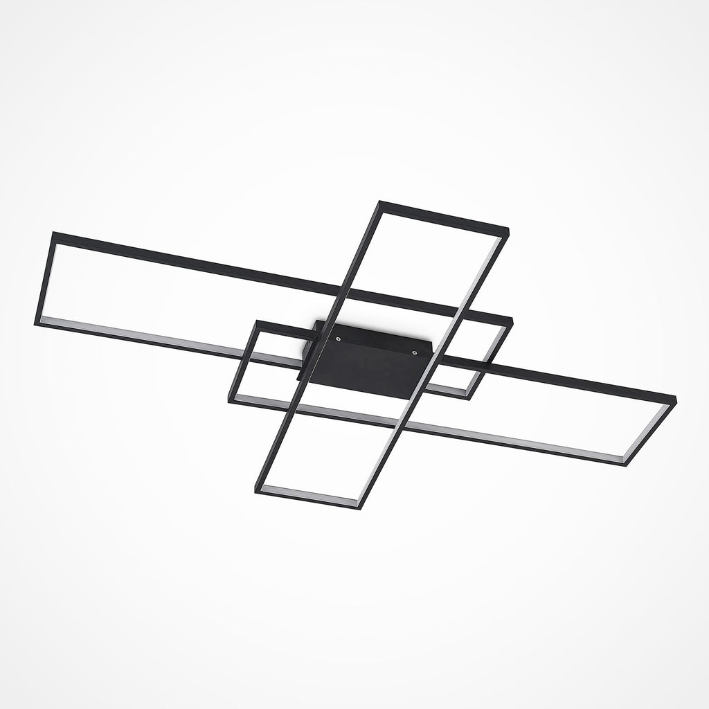 Plafonnier LED Veyra noir — vue 5