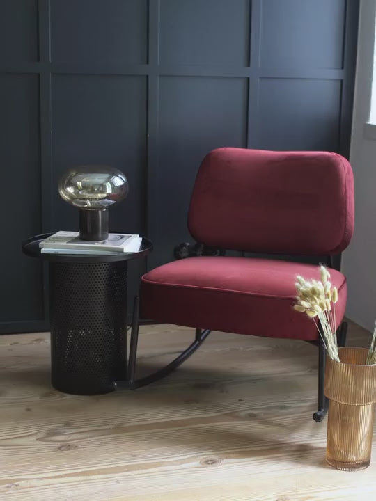Petite lampe à poser en marbre Leaf - vidéo