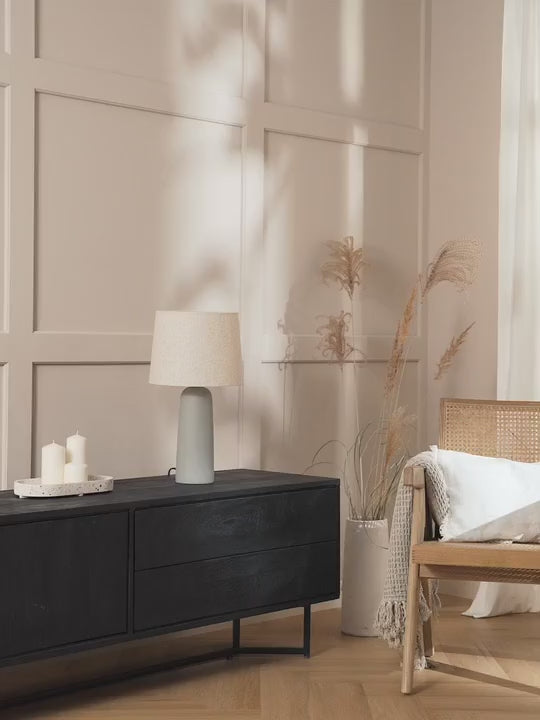 Grande lampe à poser en béton Braxton - vidéo