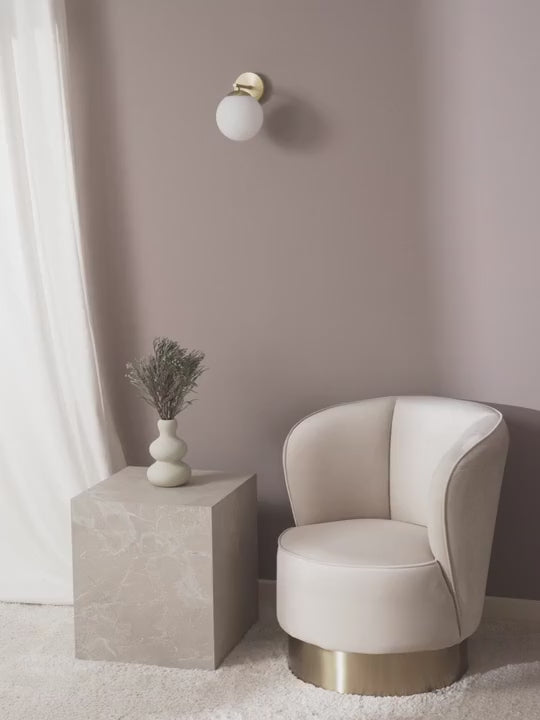 Applique murale en verre opalescent Niilo - vidéo