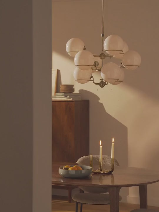 Grande suspension en verre Stigand - vidéo