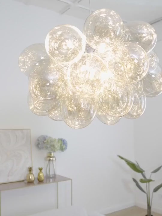 Suspension grappe en verre Didrek - vidéo