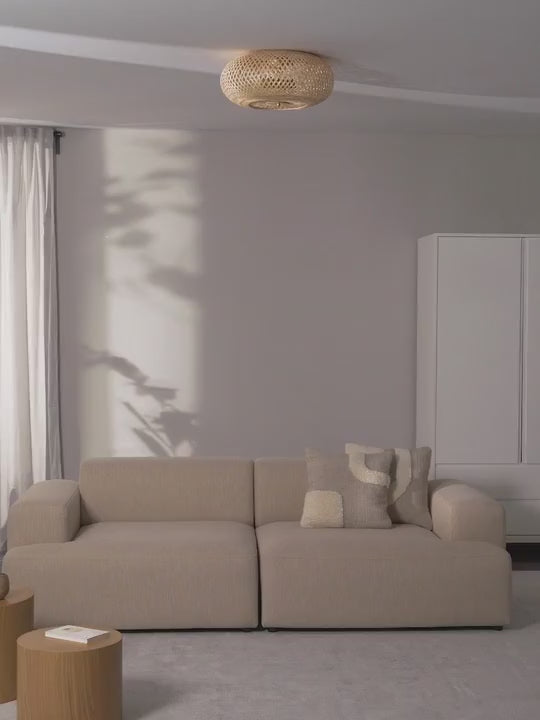 Plafonnier design en bambou Lyon - vidéo