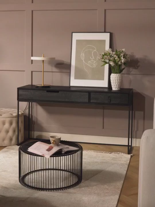 Lampe à poser LED Kurt, intensité ajustable - vidéo