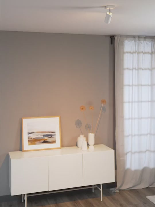 Spot orientable mur et plafond Lykke - vidéo