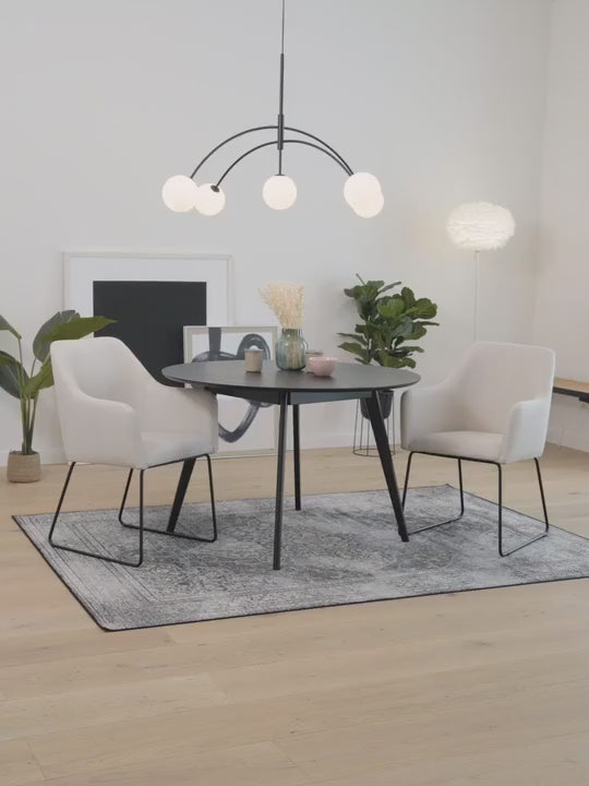 Grande suspension en verre opalescent Adair - vidéo
