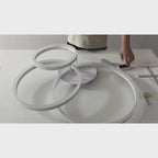 Plafonnier LED Design Triple Anneau