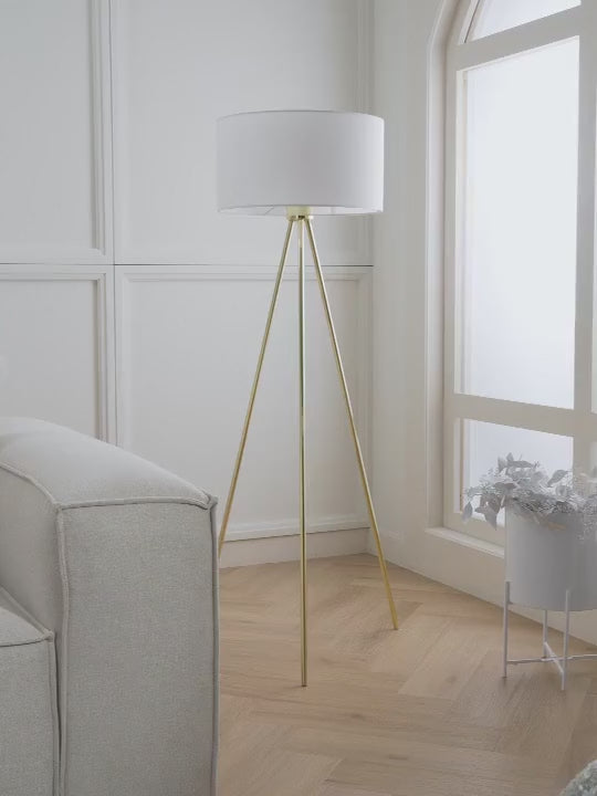 Lampadaire trépied scandi Gylfi - vidéo