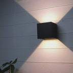 Applique Extérieur LED Cube Double Faisceau