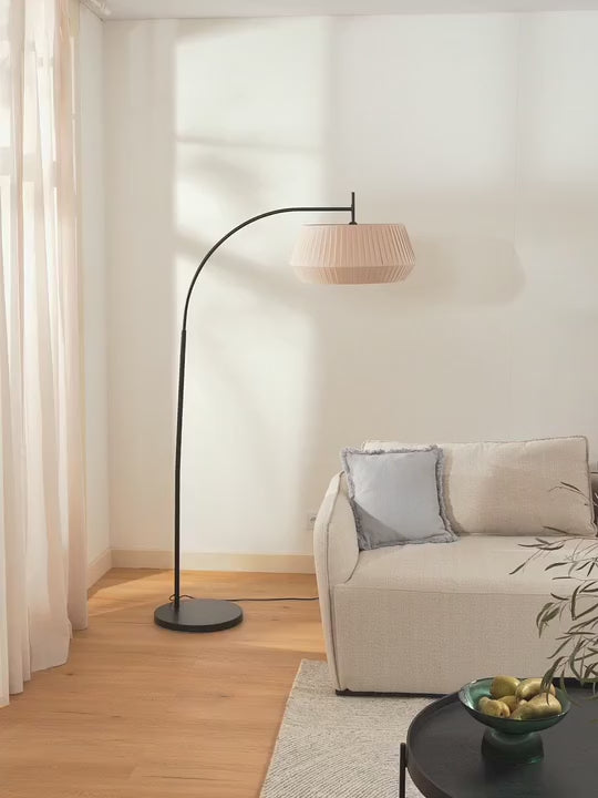 Grand lampadaire arc Bain - vidéo