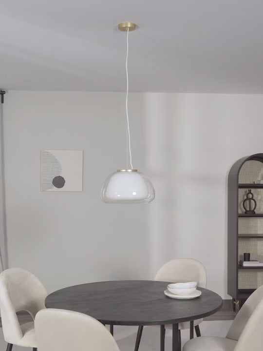 Suspension en verre Xander - vidéo
