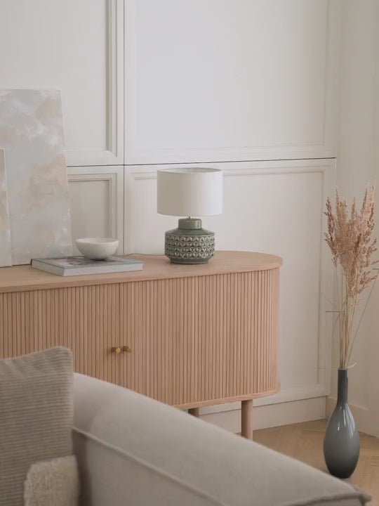 Petite lampe à poser en céramique Karle - vidéo